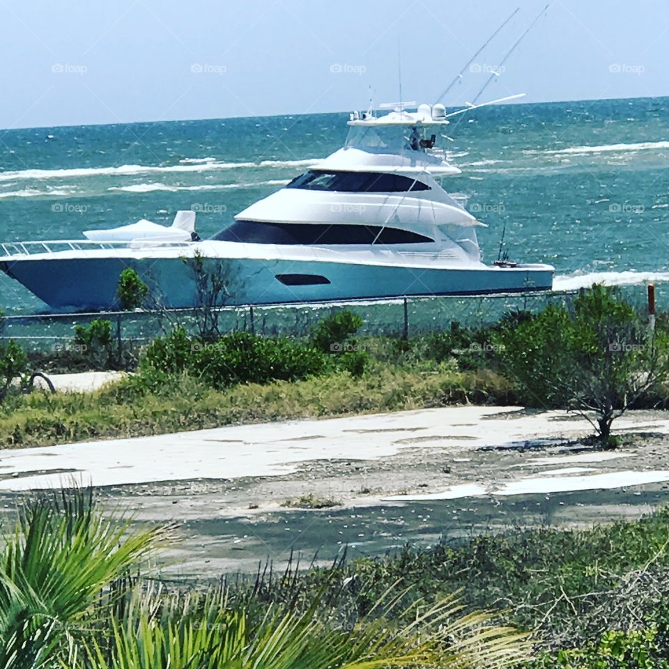 Beautiful yacht in Perdido pass