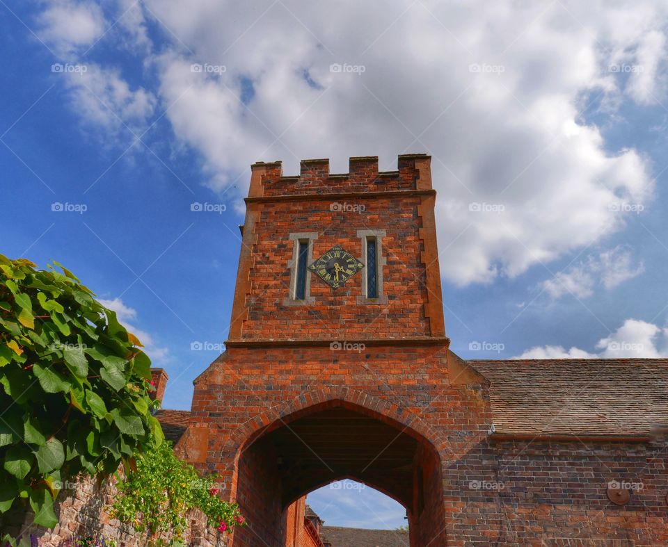 Stately home. Clock 