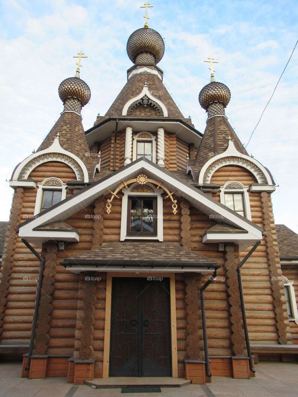 Orthodox Church, wooden architecture, religion, Russia, Voronezh