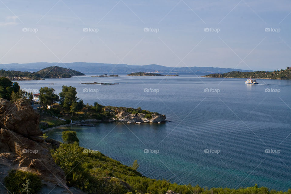 Mediterranean rocky shore