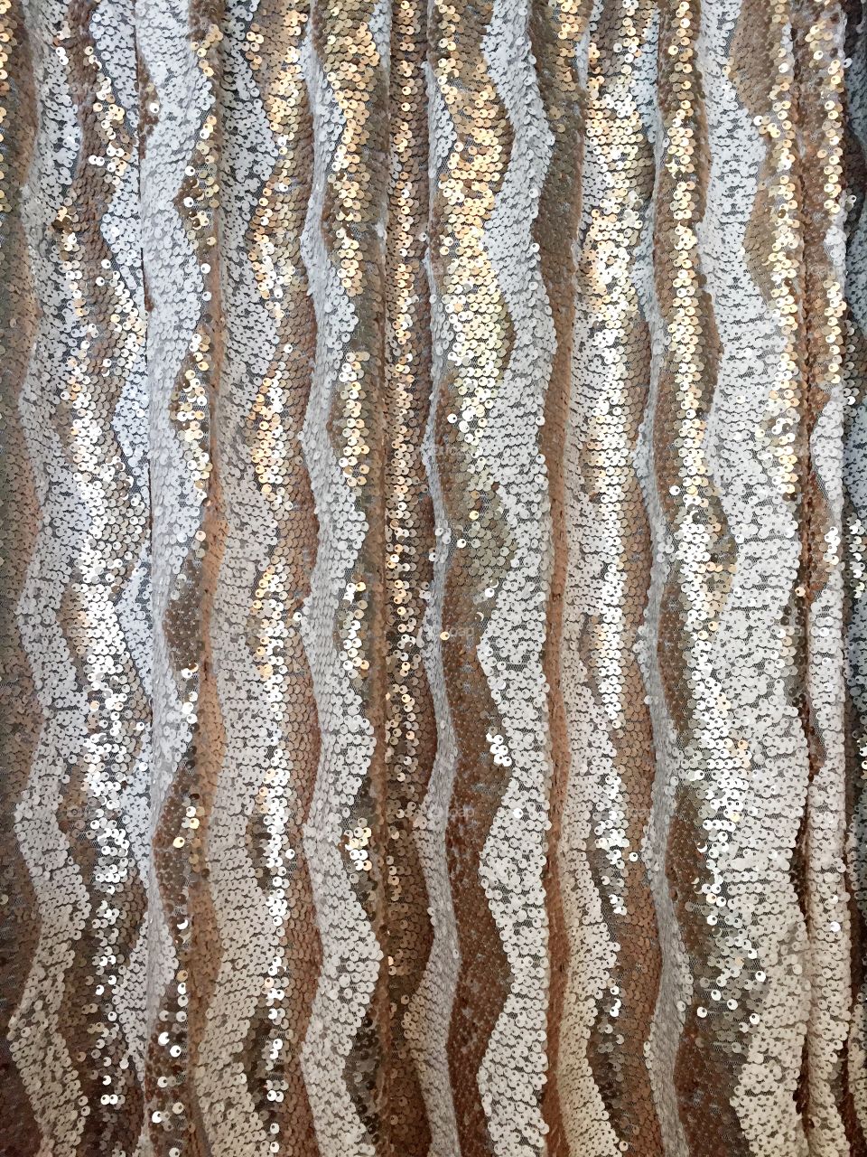 Sequined curtains 