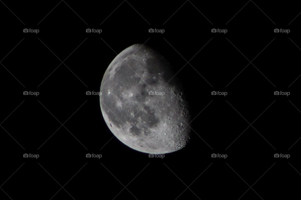 Waning gibbous moon stage