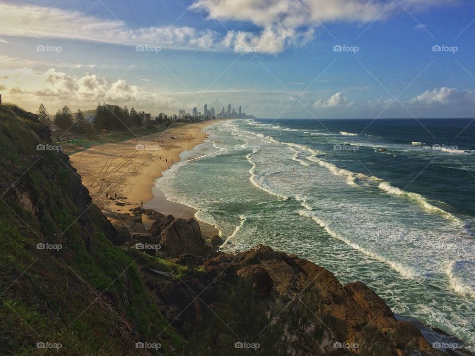 Scenic view of miami beach