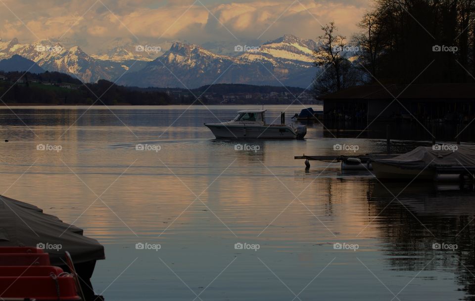 Spring Afternoon On Sempacher Lake