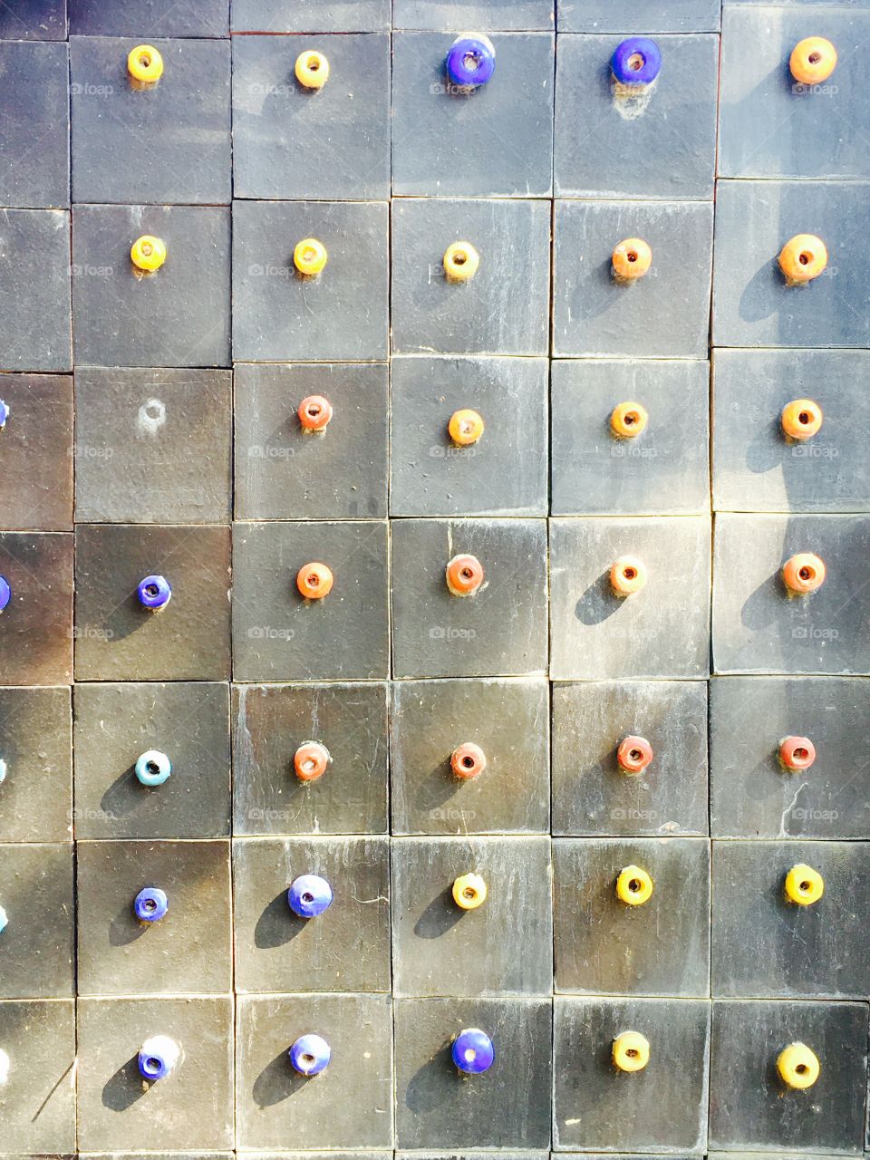 Close-up of circle on wall