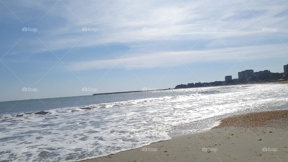 At the Black Sea beach