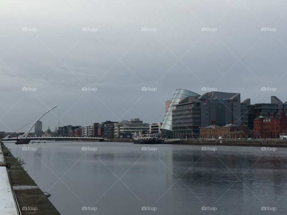 Dublin from the south quays 