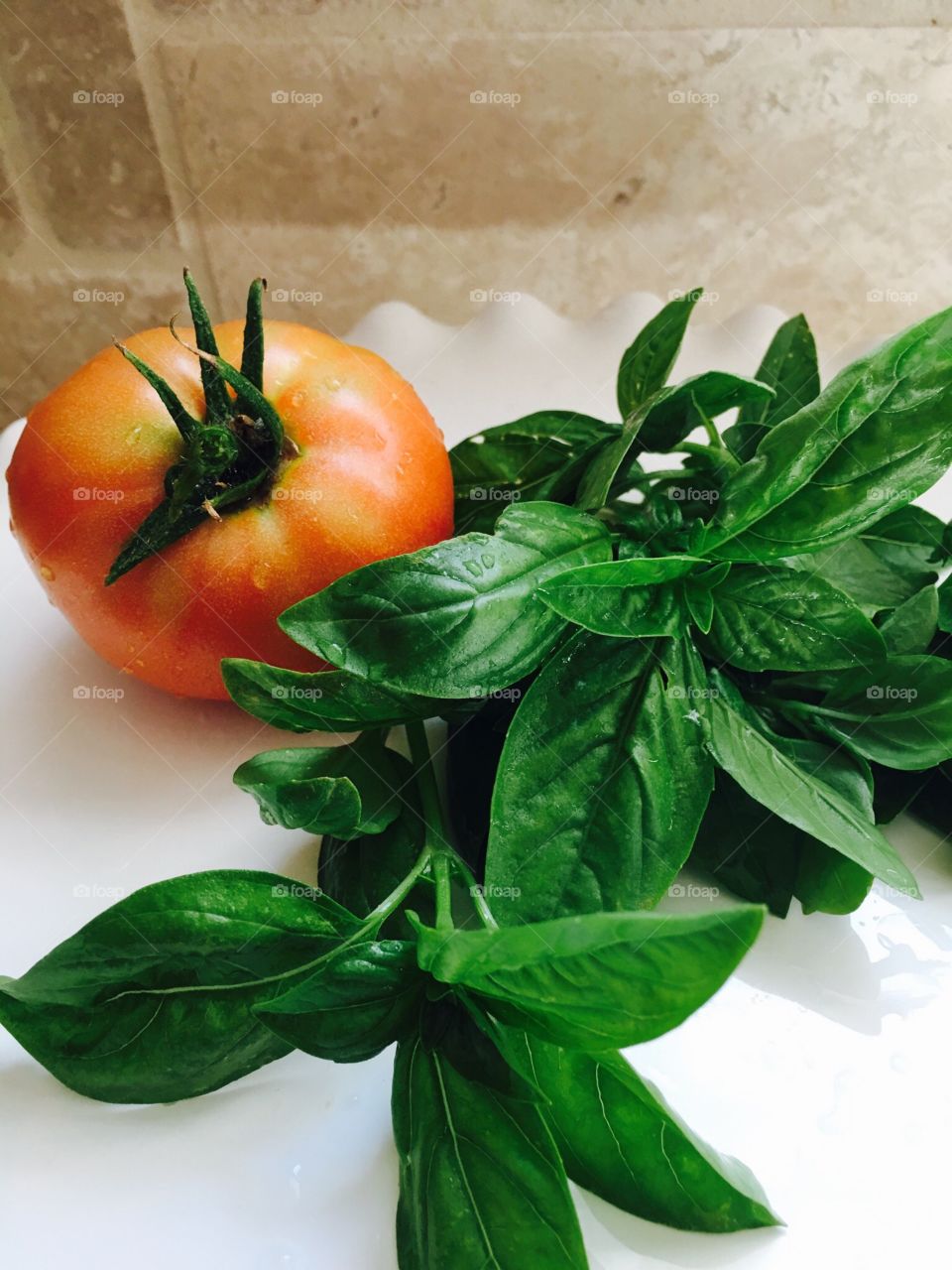 Tomato and basil 