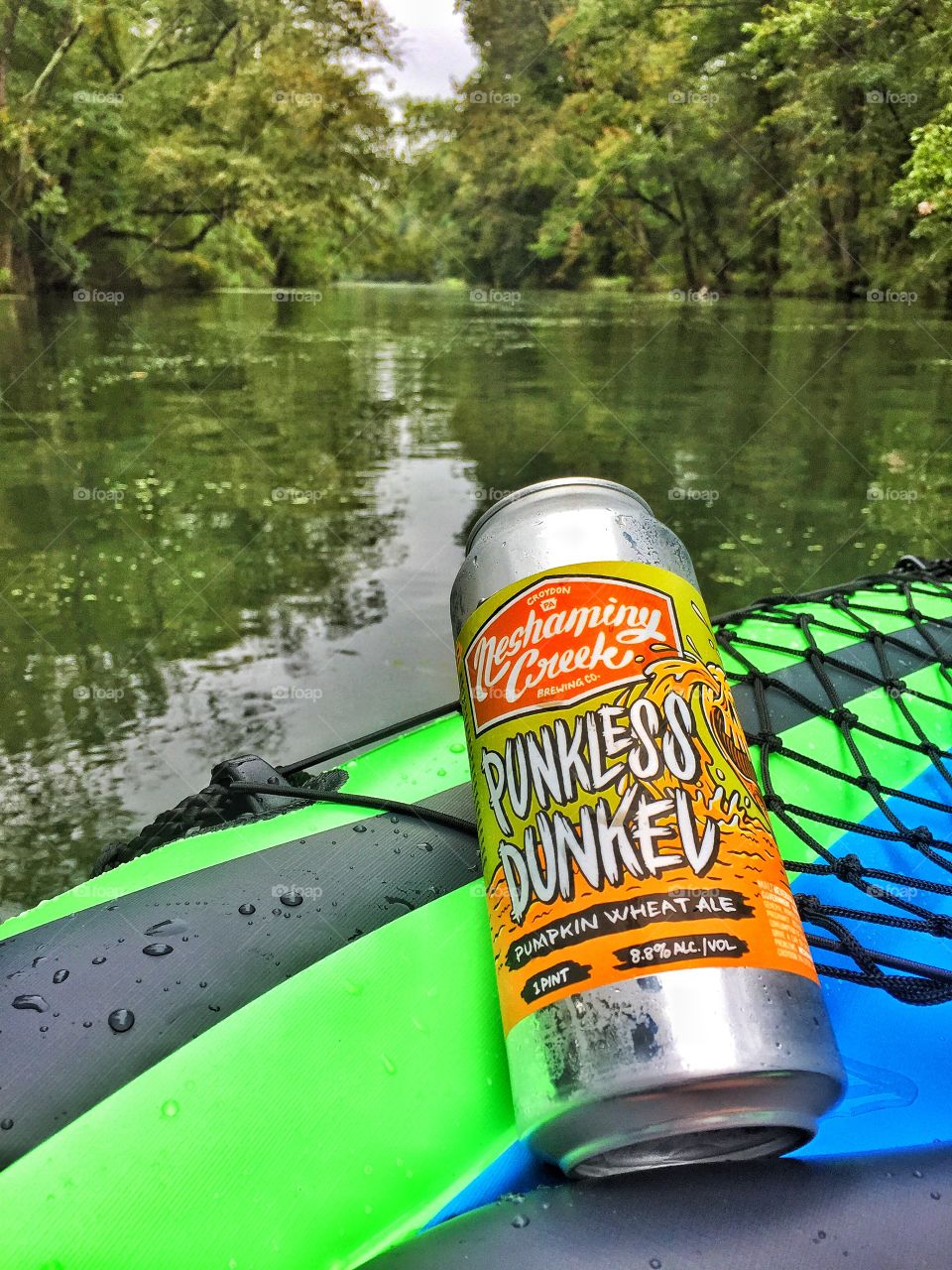 Beer and kayak