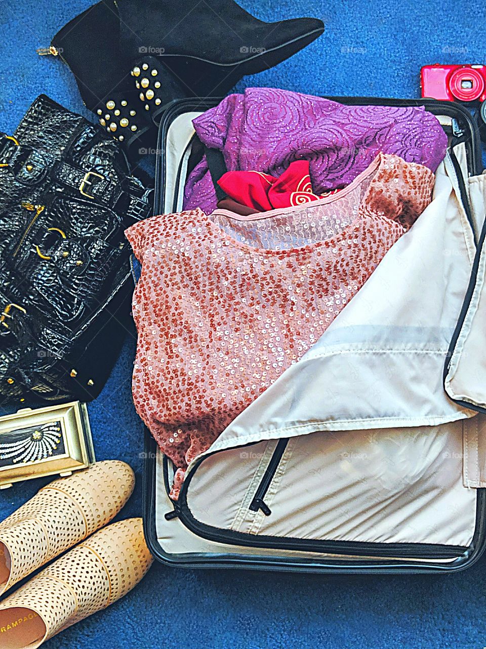 Suitcase for holiday