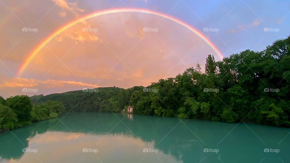 Rainbow in nature
