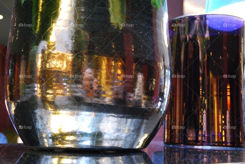 reflection decoration shinny vase by Nikita80