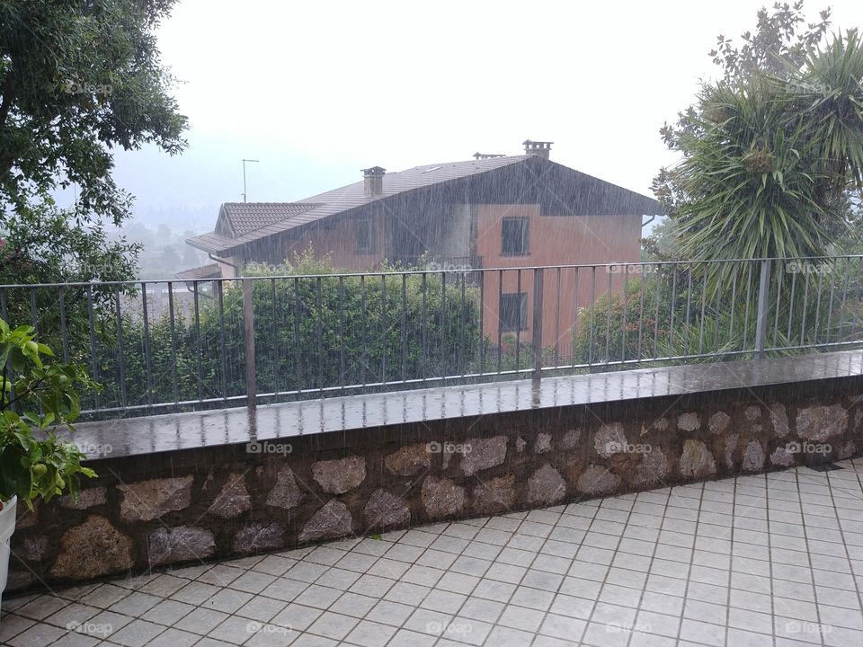 Storm in Lombardy (Italy)