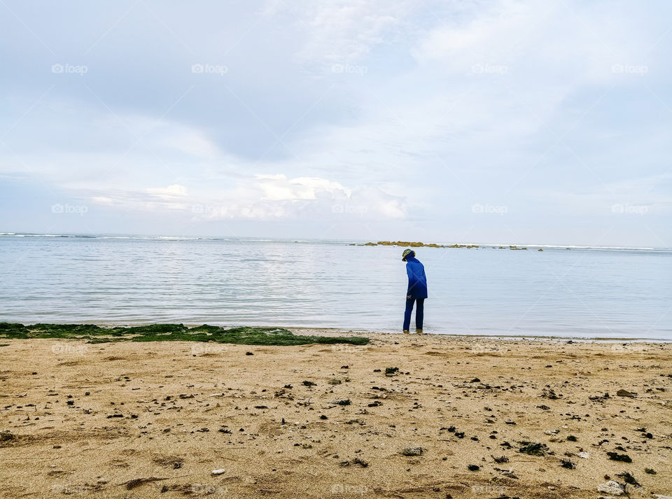 an empty beach