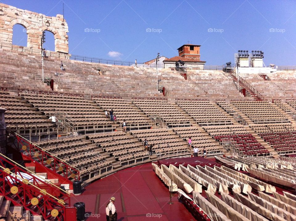 Inside the Arena of Verona