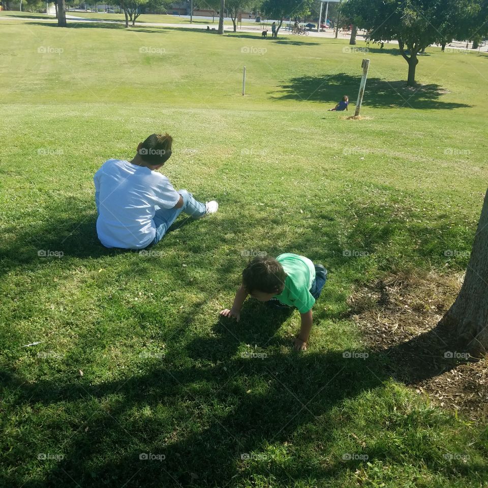 Child, Grass, People, Lawn, Recreation
