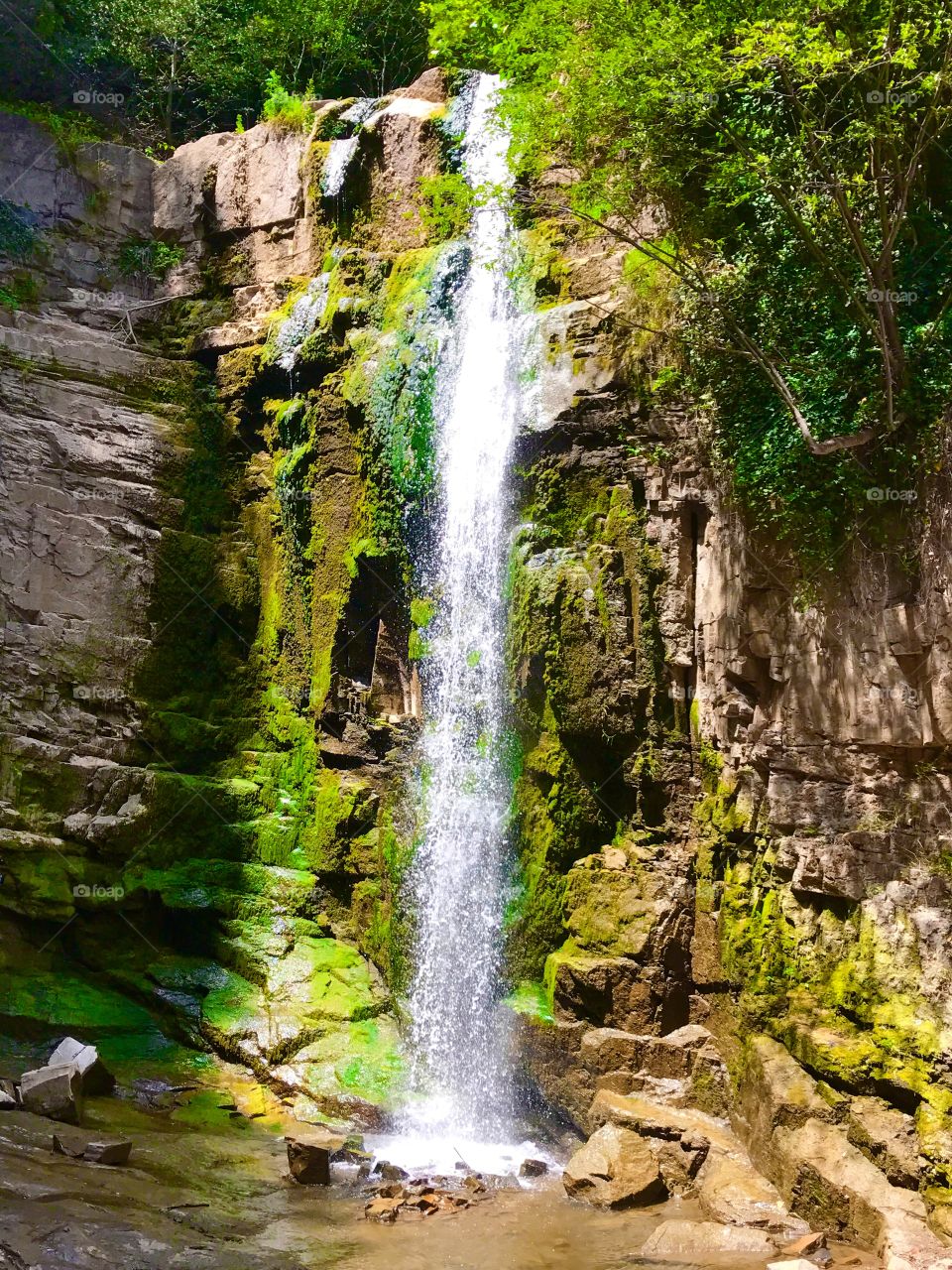 Nice cool waterfall in Tbilisi, Georgia. Amazing. 
