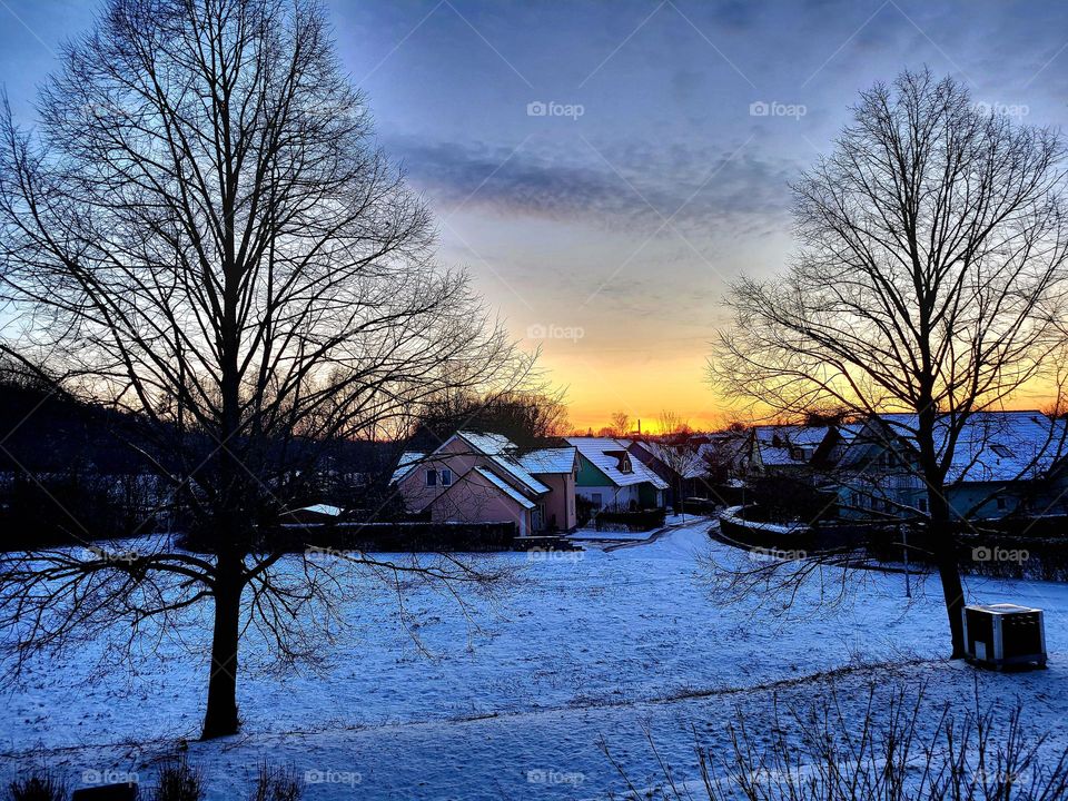 mal wieder Schnee im Schwäbisch Hall  !!!