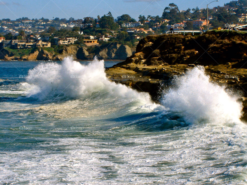 ocean water waves coast by refocusphoto