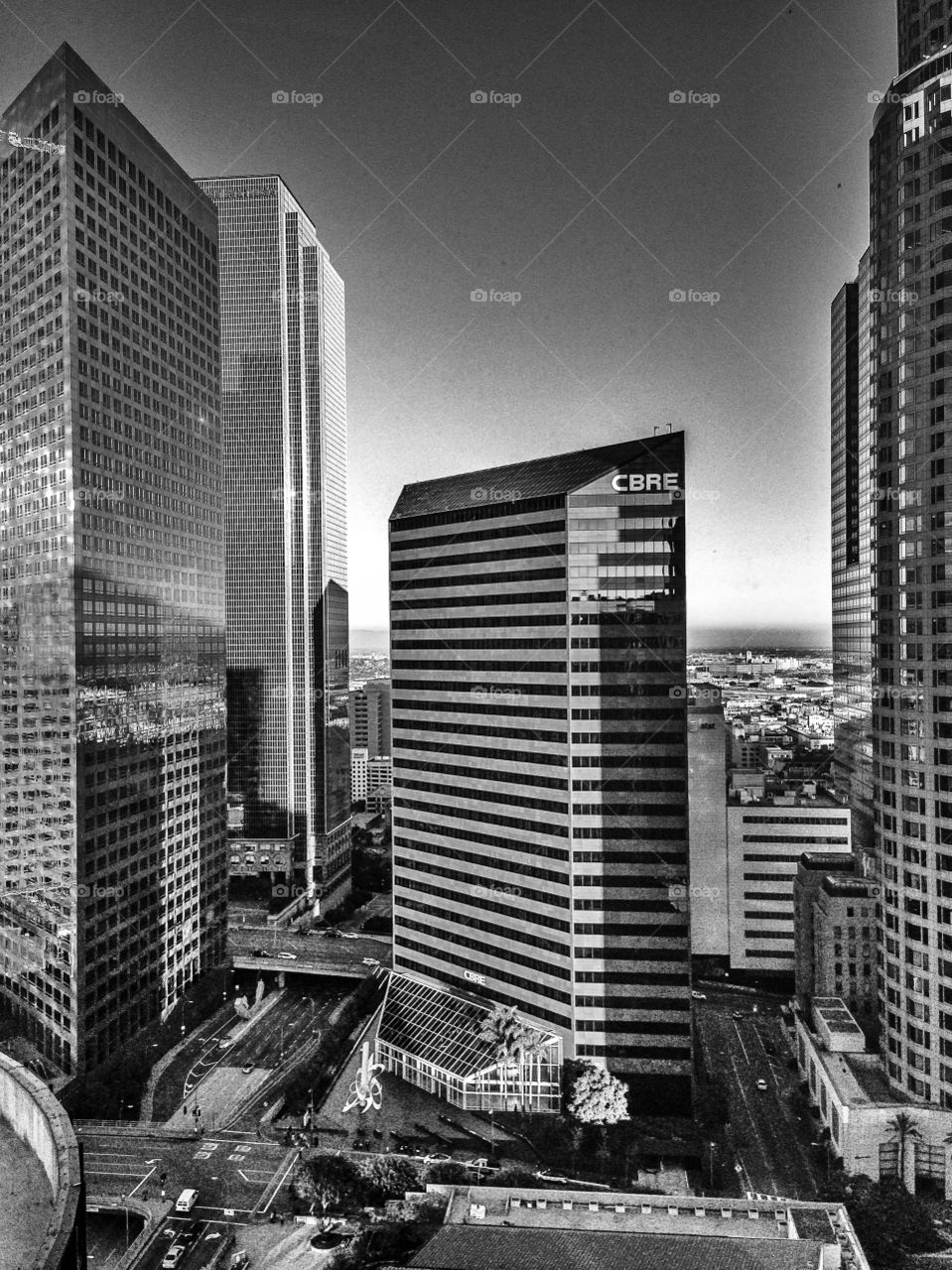 Shadows of Downtown LA 