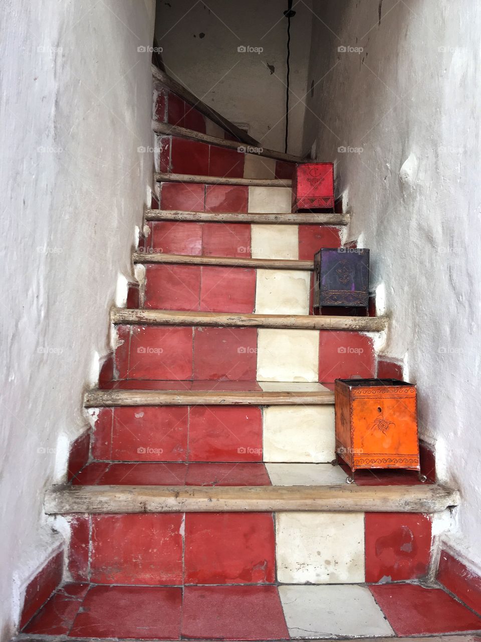 Step, No Person, Old, Architecture, Wall