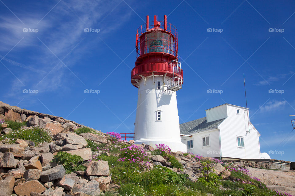 Lindesnes lighthouse. 