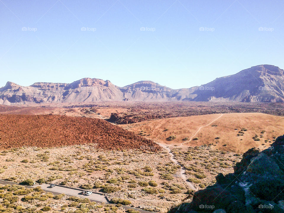 On the way to the top of El Teide