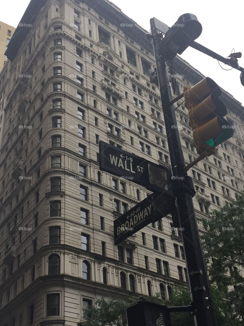 wall street and broadway 