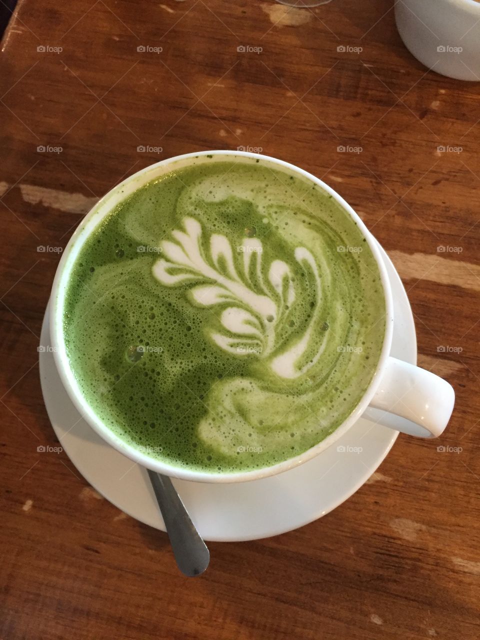 Matcha green tea latte 