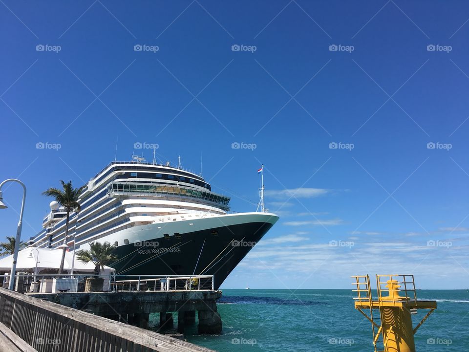 Key West, FL, Cruise Ship - Just Before Hurricane Irma