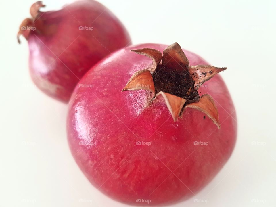 red juicy pomegranates