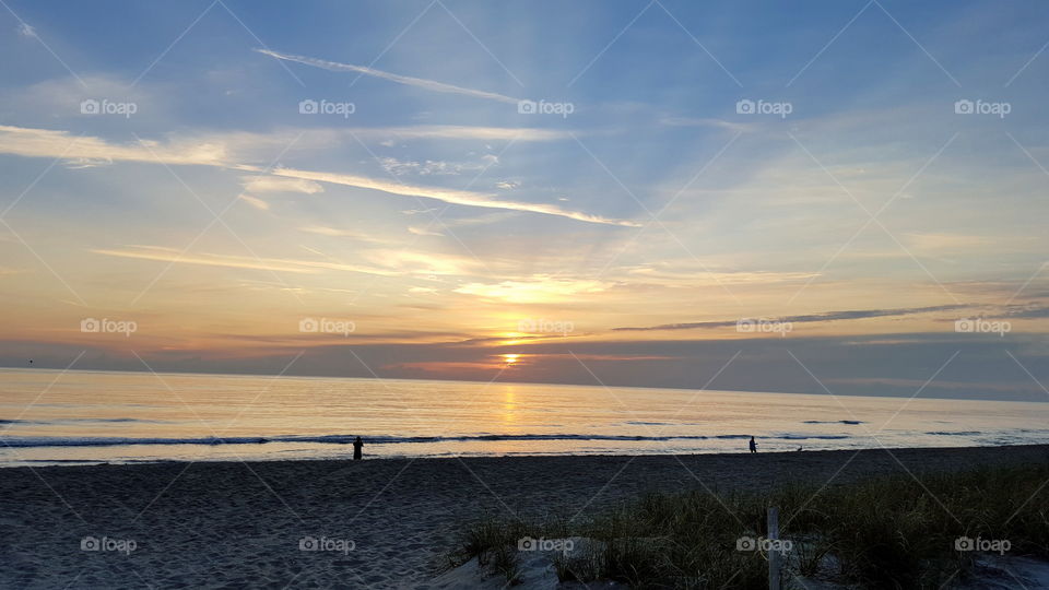 Jensen Beach during sunrise