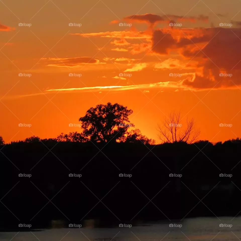 Orange horizon
