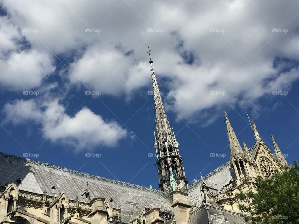 Clouds above Paris 