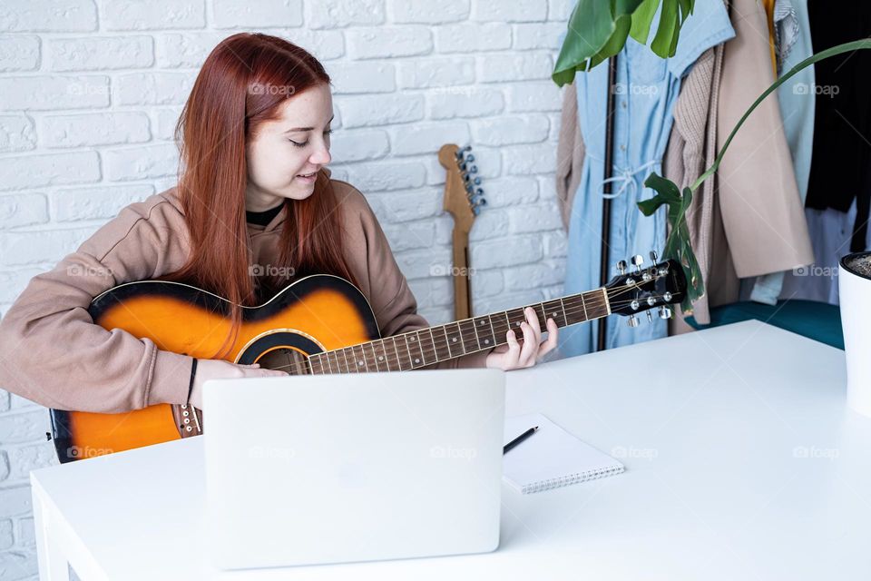 woman playing musical instruments