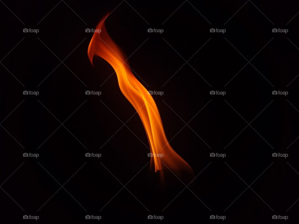 Shapes in a flame