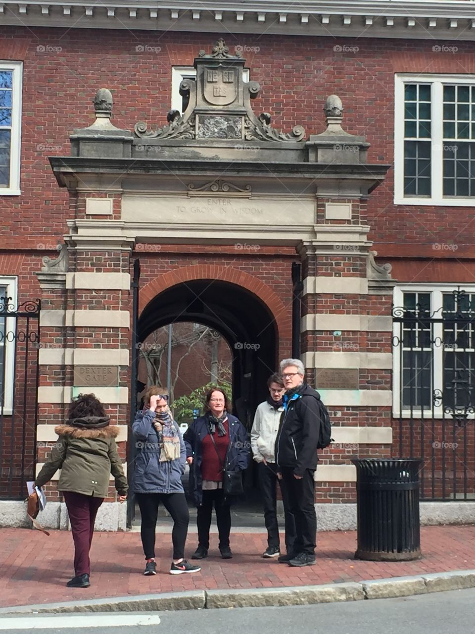 Arched doorway at Harvard.  Cambridge,MA