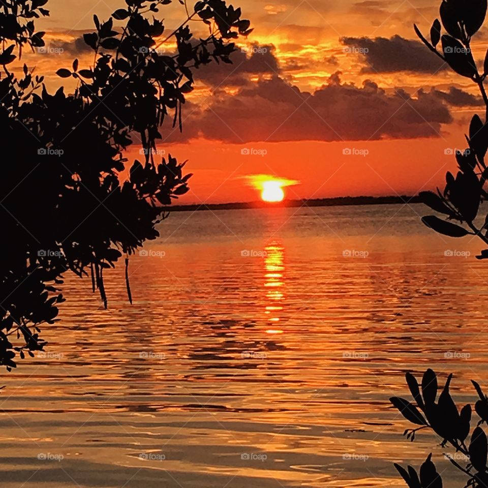 Sunset in the Florida keys 