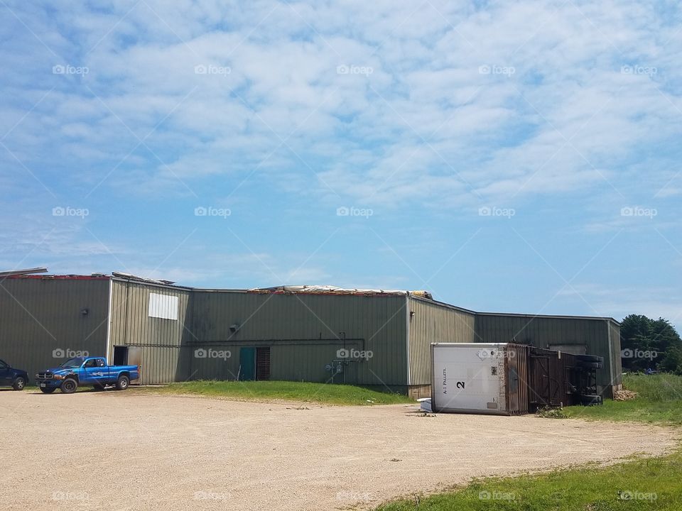 Damage after the storm