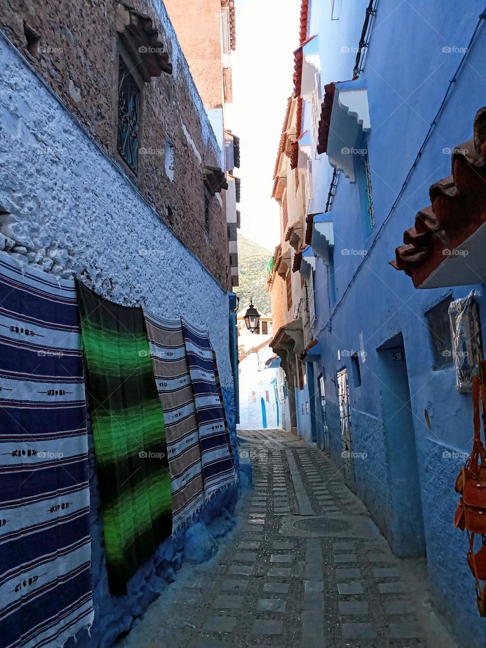 Ancien alleys in Chefchaouen city in morocco