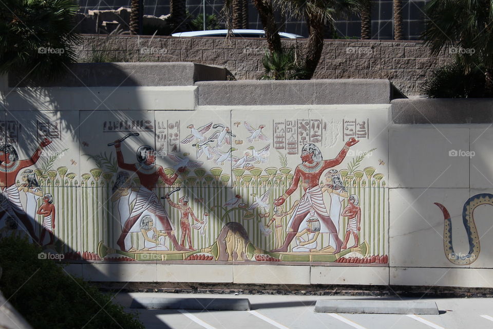 Las Vegas hieroglyphics