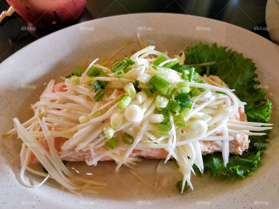 Mango Shredded Salmon Deliciousness