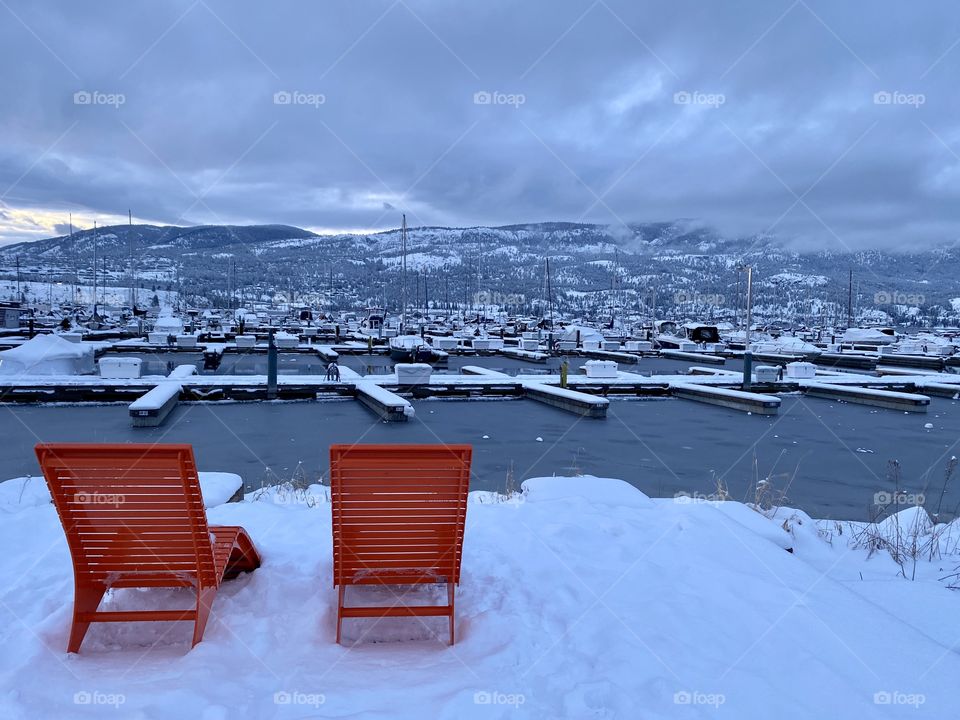 Beautiful winter view