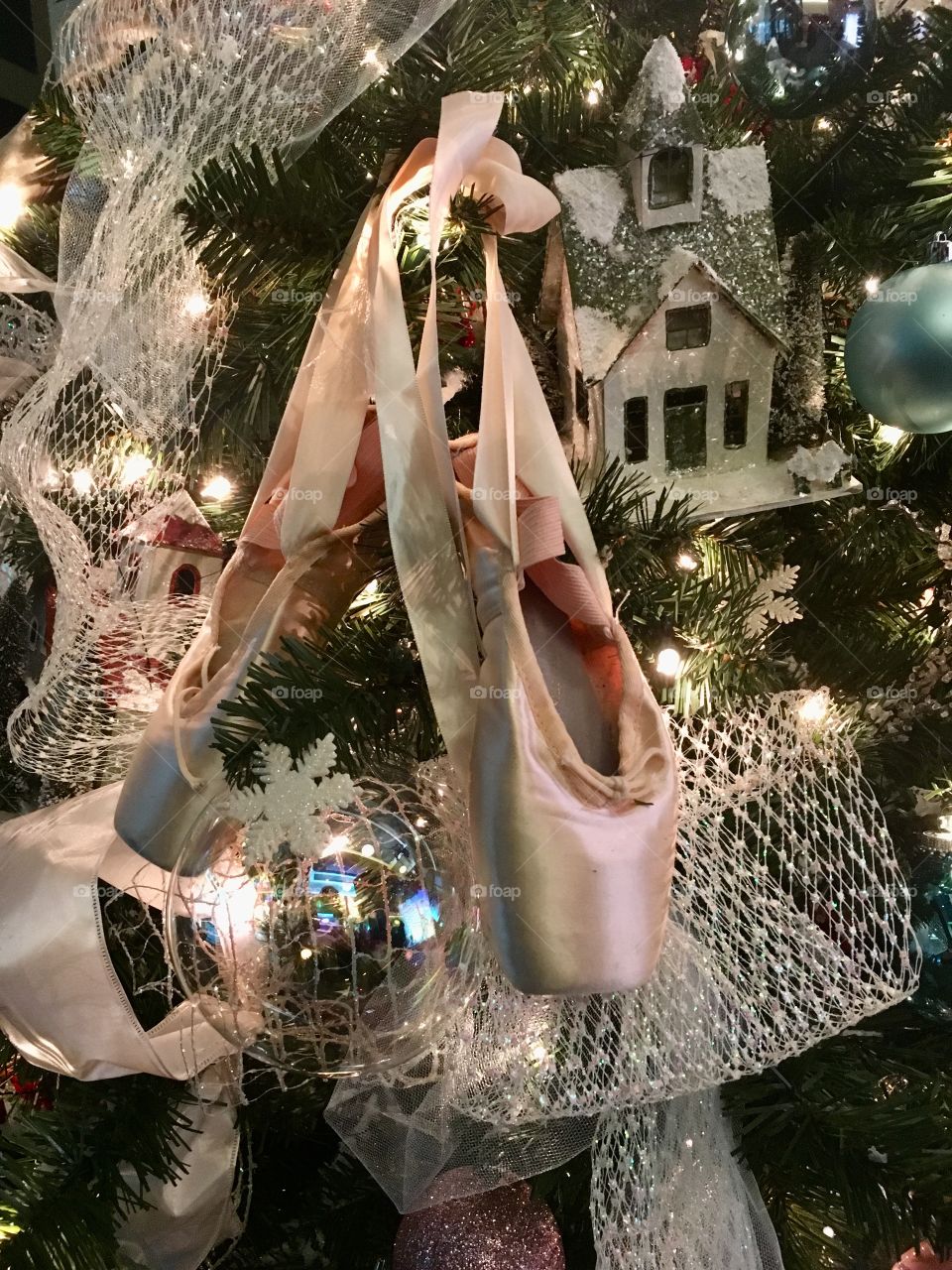 Ballet Shoes on  Christmas Tree