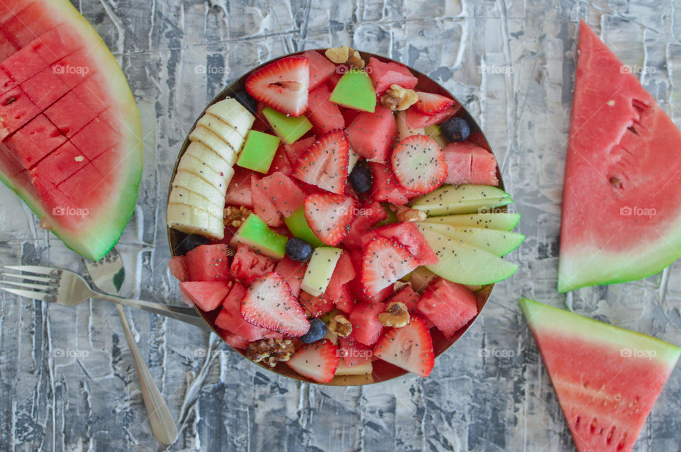 Summer time, summer salad , watermelon,Summer vibes , salad on the go, beat the heat, salad for summers , summers are here , love summers , how to beat the heat