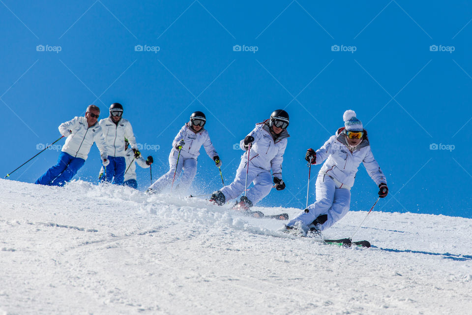Ski. Winter season is coming soon. Italian Alps