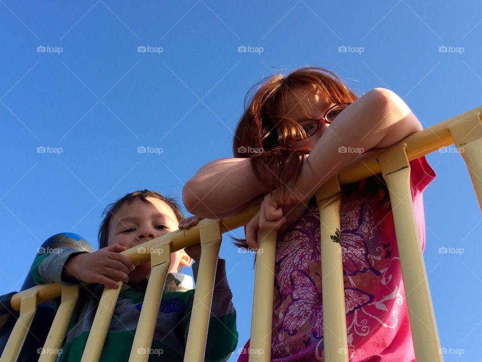 Kids at Play. Playground Fun