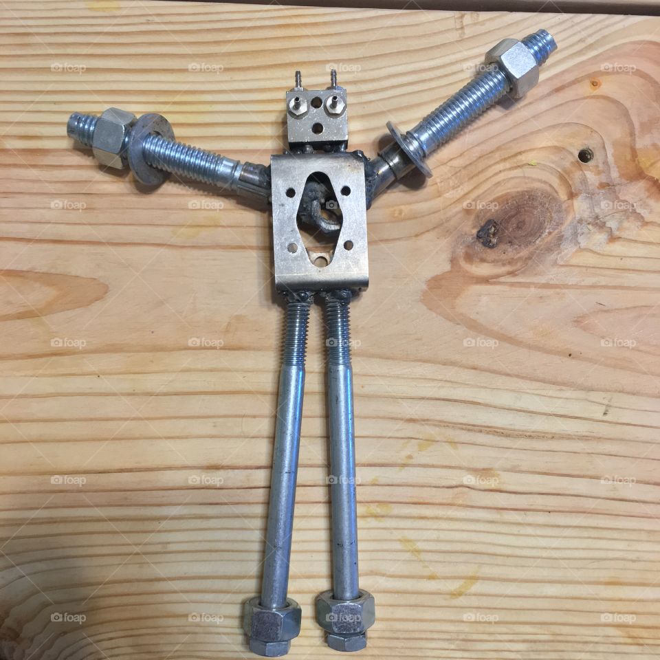Welded robot