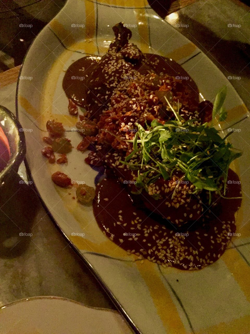 Duck with mole from Broken Spanish...incredible 