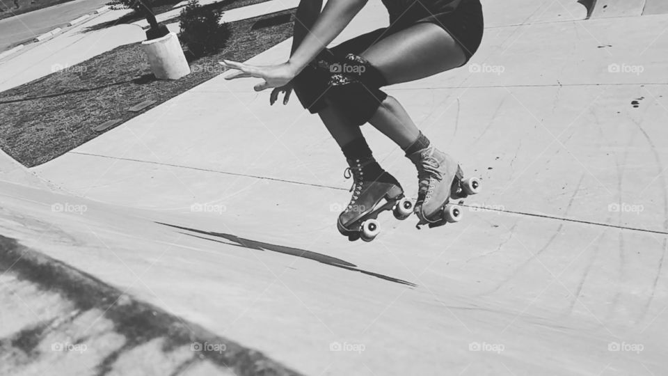 Me roller skating at the skate park in Buda,Texas